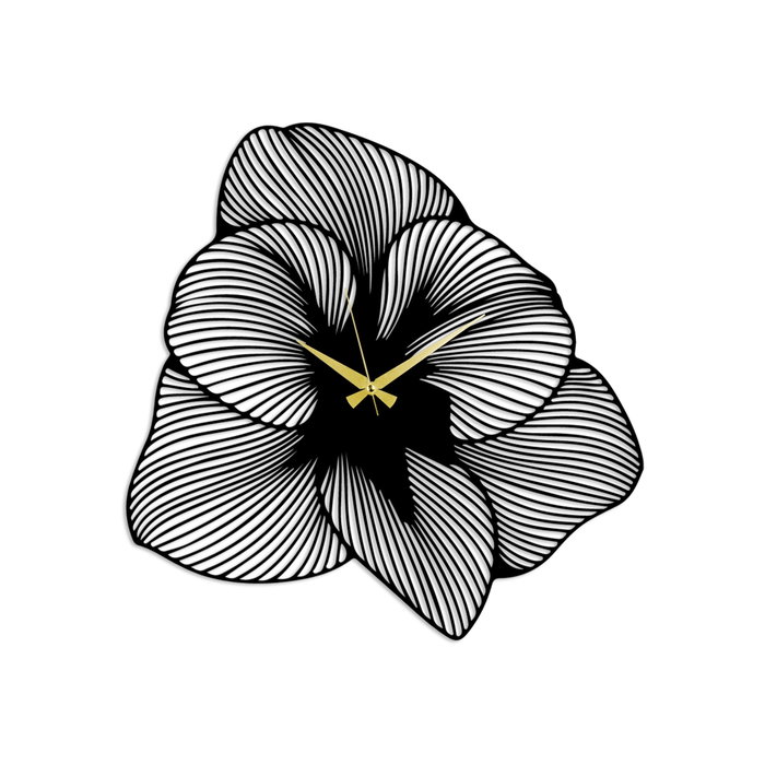 Wallity Aprire Reloj de Pared Decorativo de Metal Negro 70 x 70 cm Wallity Aprire Reloj de Pared Decorativo de Metal Negro 70 x 70 cm